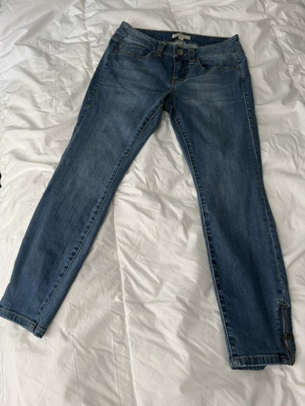CAbi Jeans With Zip Hem Detail